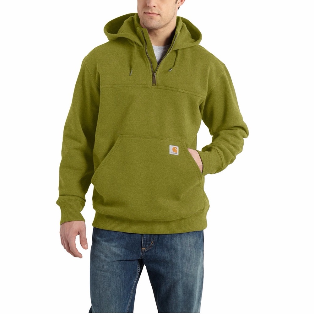 Nwot Carhartt Rain Defender Loose Fit Heavyweight Quarter Zip Hoodie